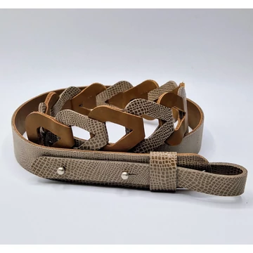 Láncszem öv - Barna