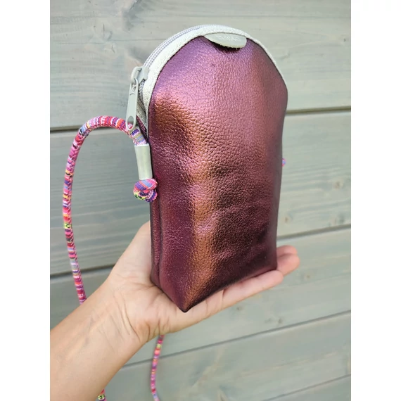 Mini Bag, Metál padlizsán