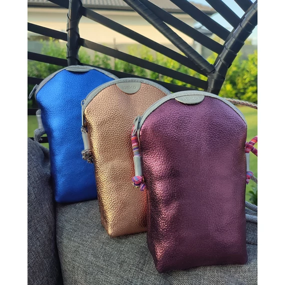 Mini Bag, Metál padlizsán